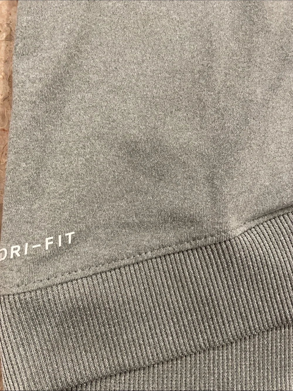 Nike Girls' Gray Pullover Sweatshirt with Pink Swoosh
